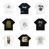 [2] Amerikanische Trendmarke kurzärmeliges T-Shirt Schwarz-Weiß-Kollektion bedrucktes kurzärmeliges T-Shirt lässiges Paar Männer und Frauen im gleichen Stil