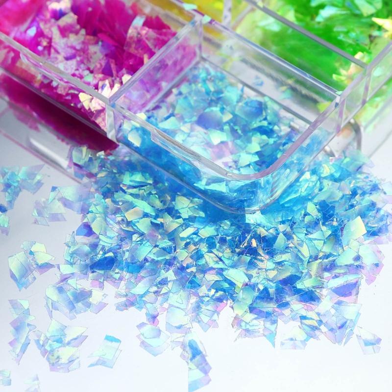Resin Mold Fillers Irregular Shaped Sequins Nail Art Manicure Flakes Decors