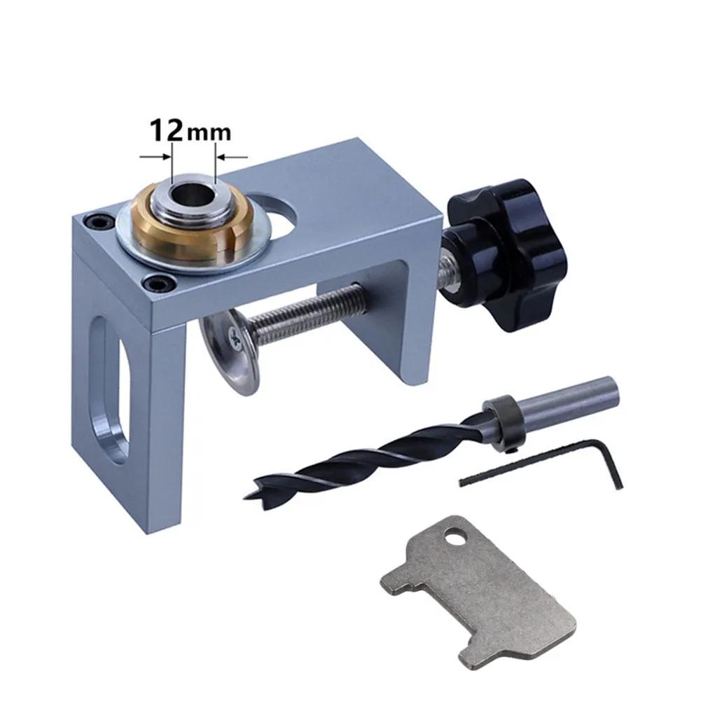 DIY Projects Cabinet Drill Guide Multipurpose Drill Guide Sturdy Material Wide Range Of Clamping Aluminum Alloy 6061 Brass Nut