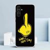 Middle Finger Cover for Samsung Galaxy A17 A37 A57 A16 A26 A36 A56 A15 A14 A55 Phone Case A13 A53 A25 A35 A24 A34 A23 A33 Galaxy