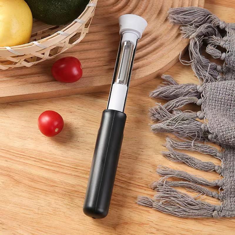 2 In 1 Retractable Stainless Steel Fruit Corer, Apple Corer, Pear Corer, Retractable Fruit Peeler