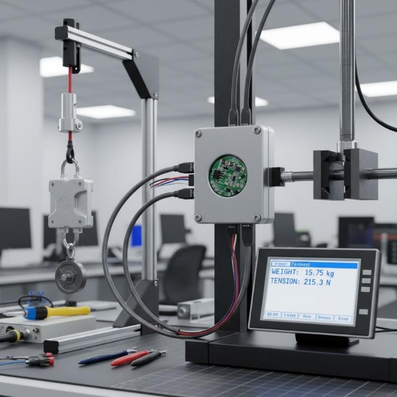 Industrial Load Cell Amplifier RS485 Compatible For Weight And Tension Measurement Durability Construction