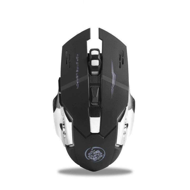 2.4G Wireless Silent Rechargeable Mouse for Computer, Laptop, Office & Gaming with Luminous Feature