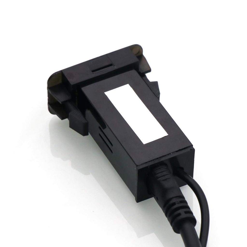 USB Input Port & HDMI Input Port Audio Parts Switch Hole Panel for Toyota Hilux VIGO and Other Vehicles