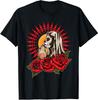 Neues limitiertes T-Shirt mit betendem La Calavera Catrina, Zuckerschädel, Santa Muerte