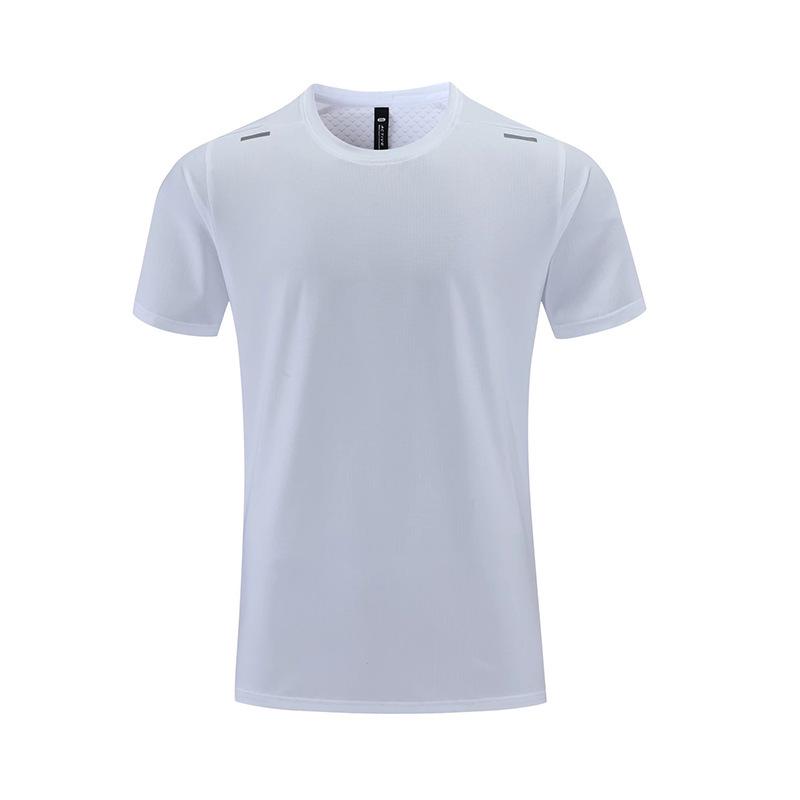 2024 Men s Quick-Dry Breathable Running T-Shirt - Round Neck, Short-Sleeved Fitness Top XL