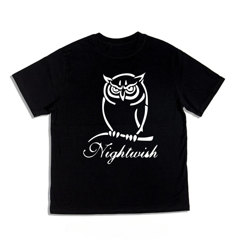 Digital Direct Injection Nightwish Rock Band Print LooseTee Cotton Heavyweight HipHop
