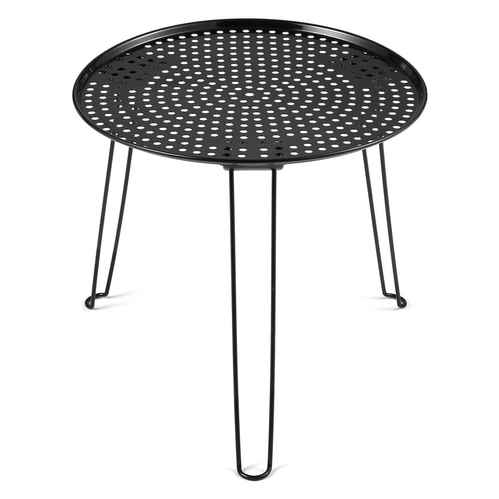 Venkovní piknikový stůl skládací kulatý stůl pro zahradní kempování piknik BBQ