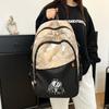 Schoolbag1011 New Graffiti Schoolbag Large Capacity Student Schoolbag Backpack High School Students Junior High School Students Korean Version Trendy 