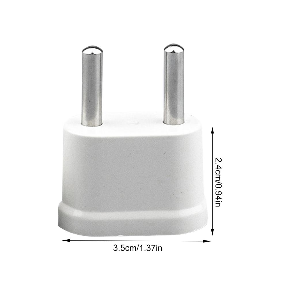 1pcs EU Socket Adapter 2pin 4.0mm 4.8mm European EU To US Plug Power Adapter Converter Electrical Socket Outle