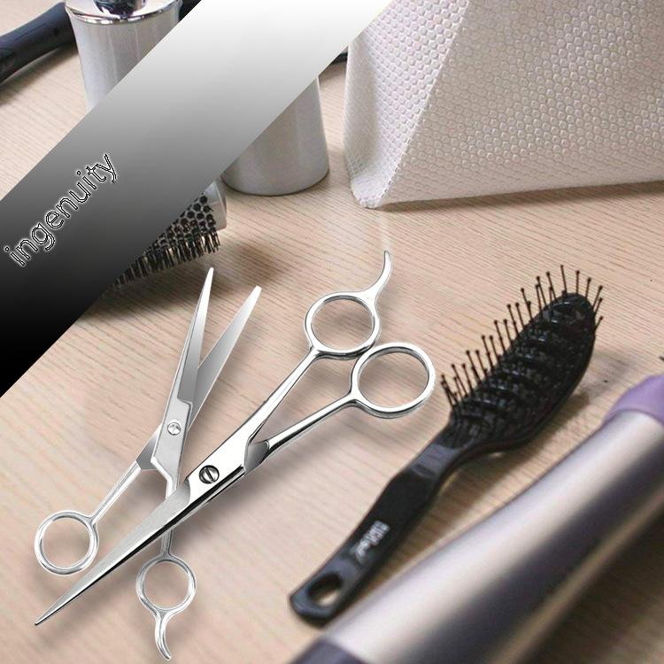 Hair Scissors, Haircut Scissors, Thin Scissors, Bangs Scissors, Household Baby Hair Cutting Tools, Stainless Steel Flat Scissors