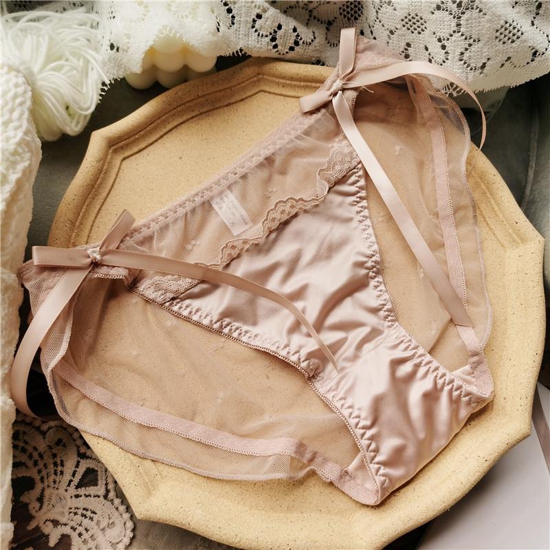 

Pure Desire милые длинные ноги ледяной шелк кружево кружевная сетка сексуальное женское нижнее белье с низкой талией One Size розовый