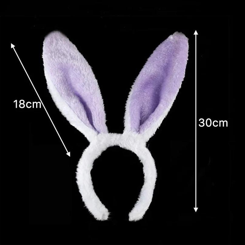 1 Pcs Cute Festive Adult Kids Bunny Ears Headband Easter Party Decorations Gifts