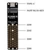 M.2 B Key SSDs To USB 3.2 Adapter Card Type C 10G Expansion Card Adapter Converters for 2230/2242/2260/2JMS580 Risers Ca