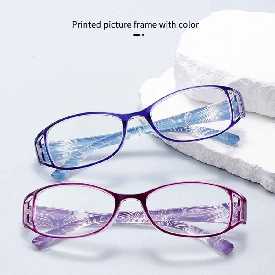 Fashion Reading Glasses for Women Trendy Printed Anti Blue Light Correction Presbyopic Glasses Men