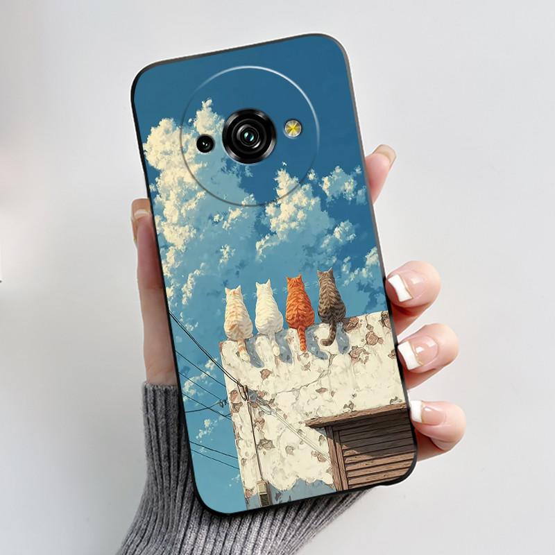 Etui Do Telefonu Oukitel C59 Pro Etui Luksusowe Urocze Fajne Chłopcy Dziewczyny Matowe Miękki Silikon Tylna Klapka OukitelC59 C 59 C59Pro Obudowa