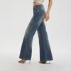 Lee Women's Mid-Blue Loose Flared Jeans