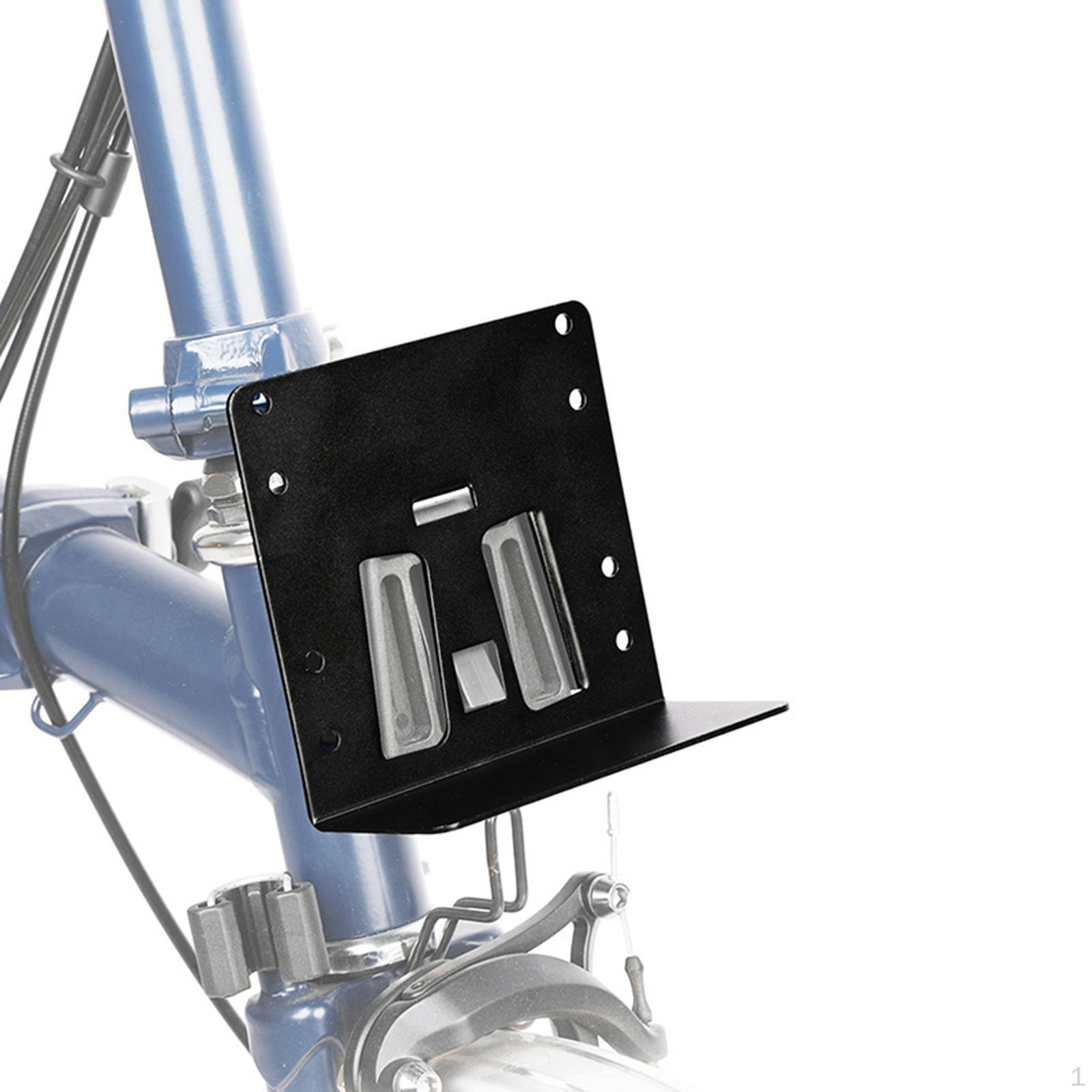 

Bike Bag Adapter, Bicycle Front End Carrier Block, Aluminum Block