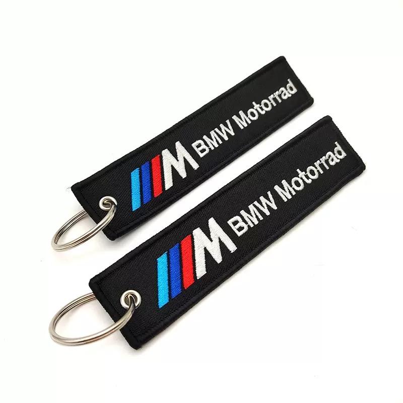 Car Keychain Nylon Embroidery Key Ring Tag Buckle Lanyard Gifts For BMW M 1 2 3 4 5 7 Series X1 X3 X4 X5 X6 X7 F10 F30 E46 E60 cybr60