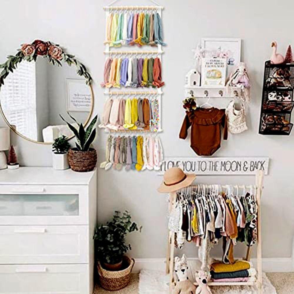 1 Set Space Saving Headband Holder Hook Up Wall Hanging Decor Wall Hanging Storage  Girls