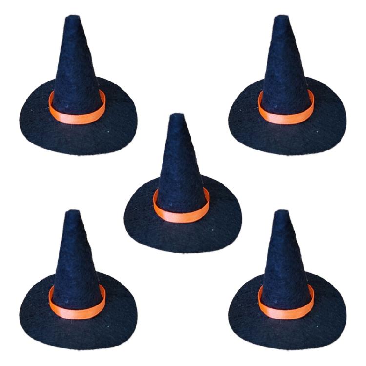 

Small Witch Hats For Crafts Mini Witch Hat Decor Mini Witch Hats And Mini Broom чорний
