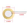 10pcs For Audio Buzzer Piezoelectric Piezo Ceramic Wafer Plate Dia 12/15/18/20/27/35/50MM With Wire Buzzer Loudspeaker
