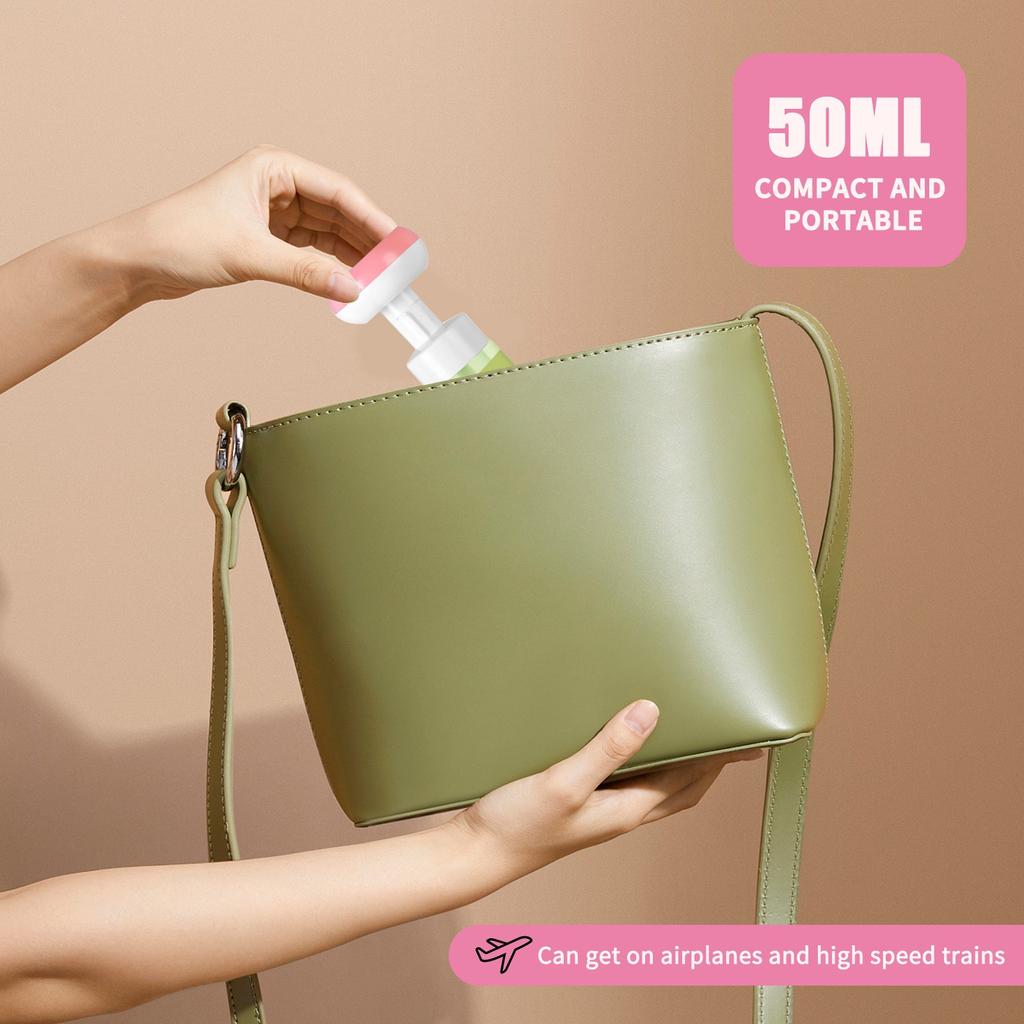 Moisturizing Liquid  Bubble Hand Soap With Scent Leaves Hands Soft And Clean, Silicone And Paraben Free, Contains Natural Ingredients  50ml*3