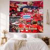 Bayern Munich Custom Your Name Wall Decor Tapestry Art For Pet Memorial Birthdaywedding Party Backdrop Family Gift