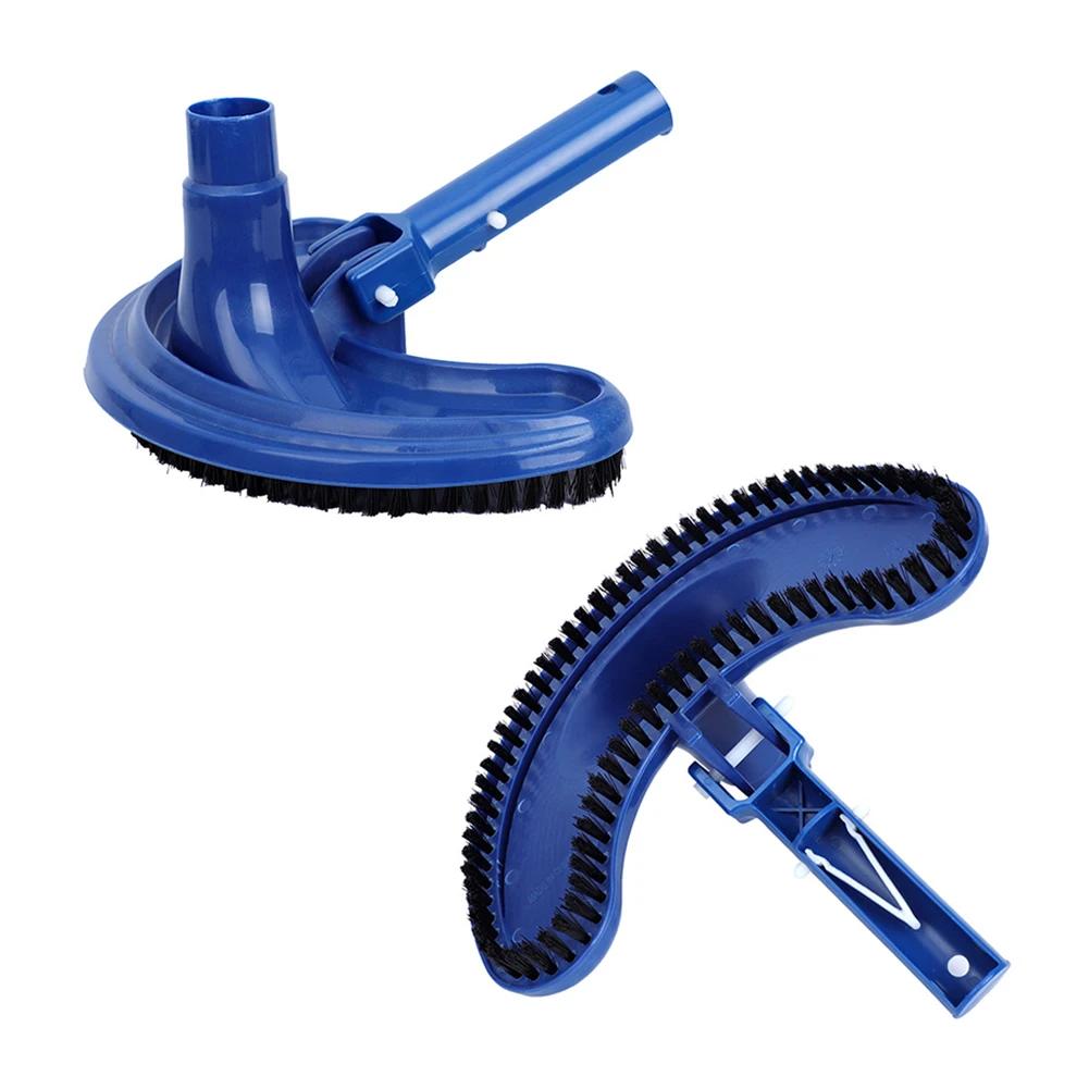 Portable Vacuum Head Brush Swimming Pool Vacuum Cleaner Tool Suction Head Pond SPA Fountain Cleaning Brush Underwater Cleaner