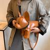 Bags Women's bag Internet celebrity puppy doll messenger bag 2025 new Japanese cartoon personality funny shoulder bag