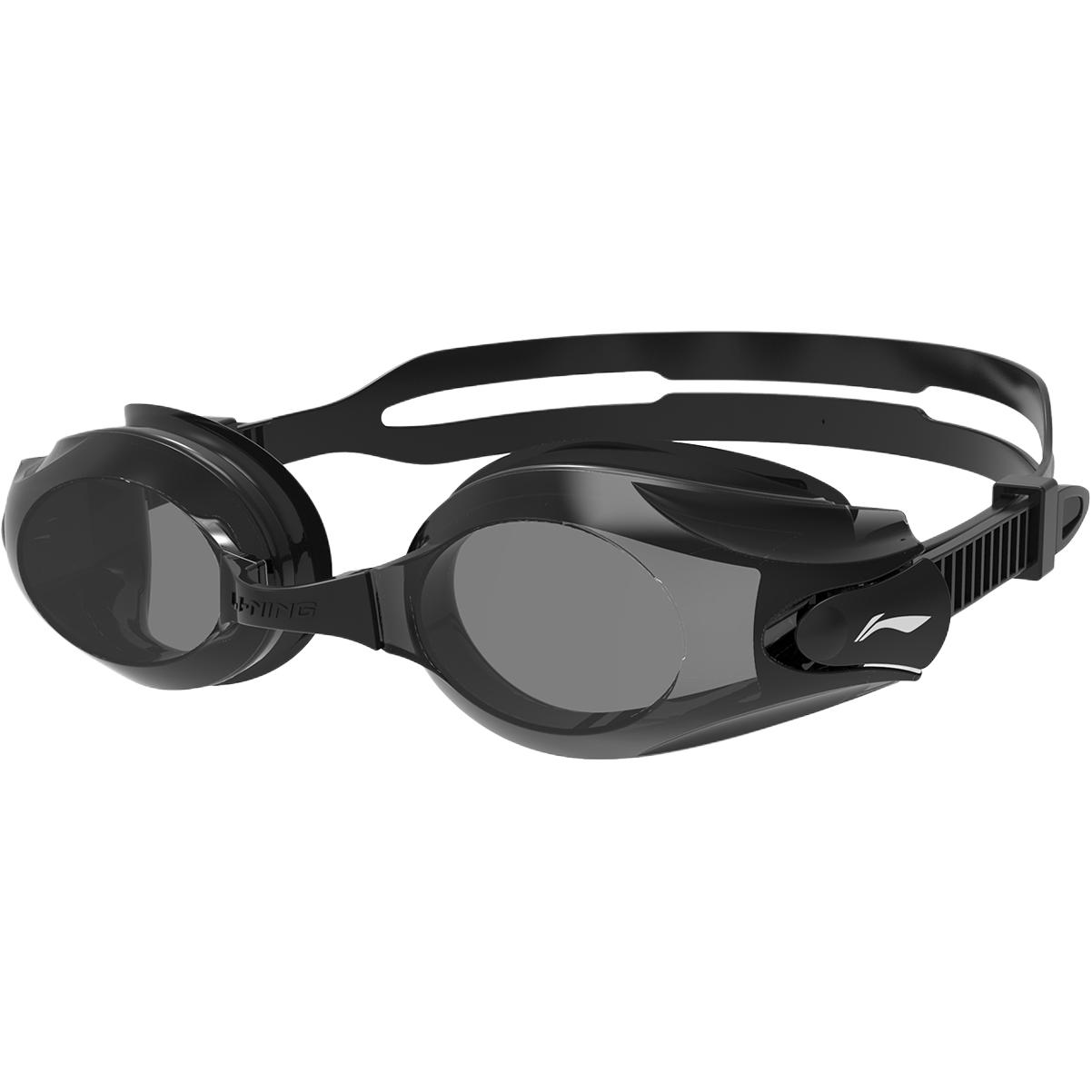 Li Ning Swim Collection Swim Goggles Polycarbonate, Silicone TPU Swim Unisex Black ASJU049-1
