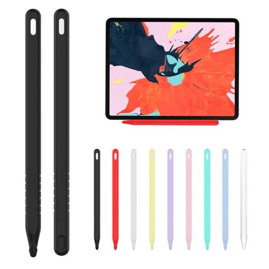 Silicone Anti-Slip Stylus Protective Case Cover Pen Case for Apples Pencil 2