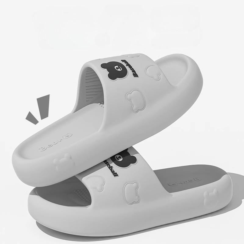 

Fashion Couple s Slippers 2025 Summer Outdoor Women Cute Cartoon Platform Sandals Lightweight Comfortable Indoor Non Slip Men Home Shoes 36-37