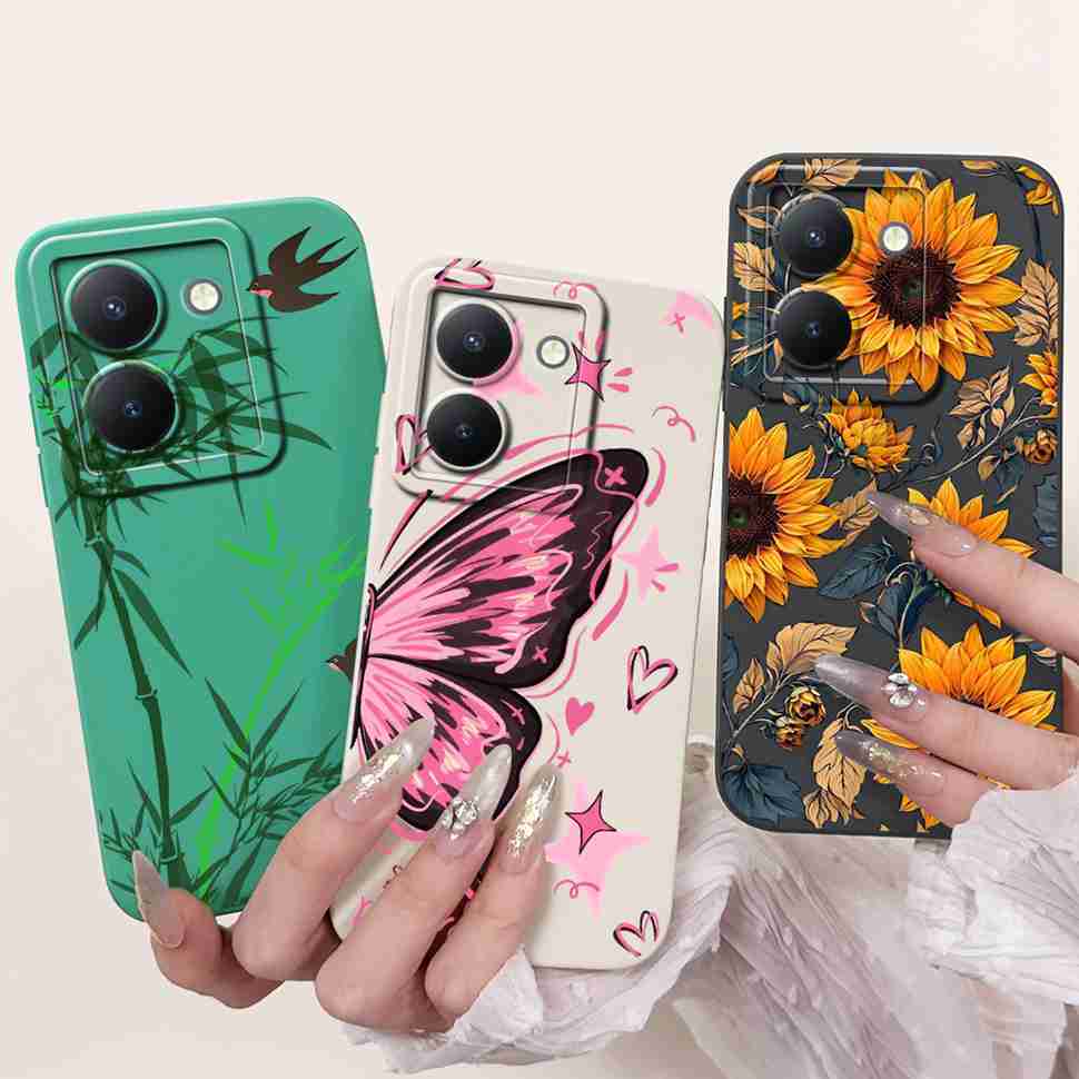 For Vivo Y36 4G Case V2247 Fashion Painted Cover Silicone Casing For Vivo Y 36 Y36 vivoY36 Soft ShockProof Fundas Coque
