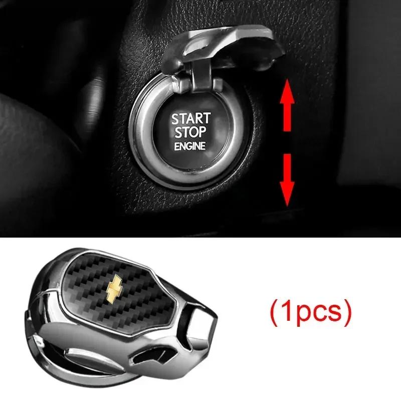 ndsaw9 One-Click Start Decoration Cover Car Stickers Accessories for Chevrolet Spark Sonic Camaro Volt Bolt Trax Malibu Cruze 2 3 4 5