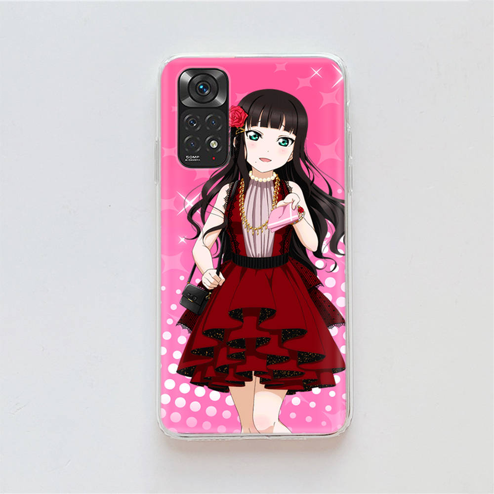 DT27 Dia Kurosawa Case for Samsung A04 A14 A23 A34 A54 M23 M33 M52 M53 Realme 10 9 C30S C35 C55 VIVO Y02S Y21 Y33S Y51 X80 Pro Clear Cover