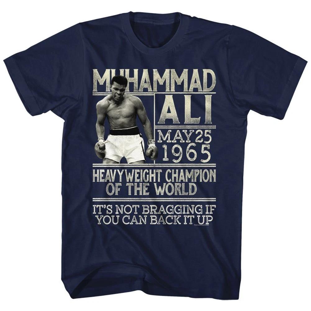 Muhammad Ali Back It Up Navy Icon  Children s T-shirt 100
