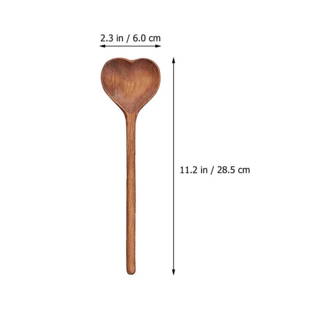 Ligneous Cooking Tools Pot Spatula Kitchen Tableware Dessert Spoon Stirring Spoon Coffee Spoon