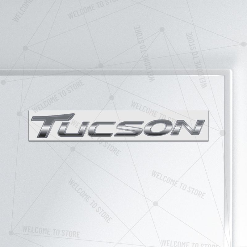 Car Styling For Tucson IX35 4X4 Hybrid N Line Logo Metal 3D Letter Rear Trunk Decals Emblem Badge Decor Accessories