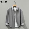 Men's Cotton Linen Long Sleeve Slim Fit Shirt - Spring/Autumn Trendy Casual Wear
