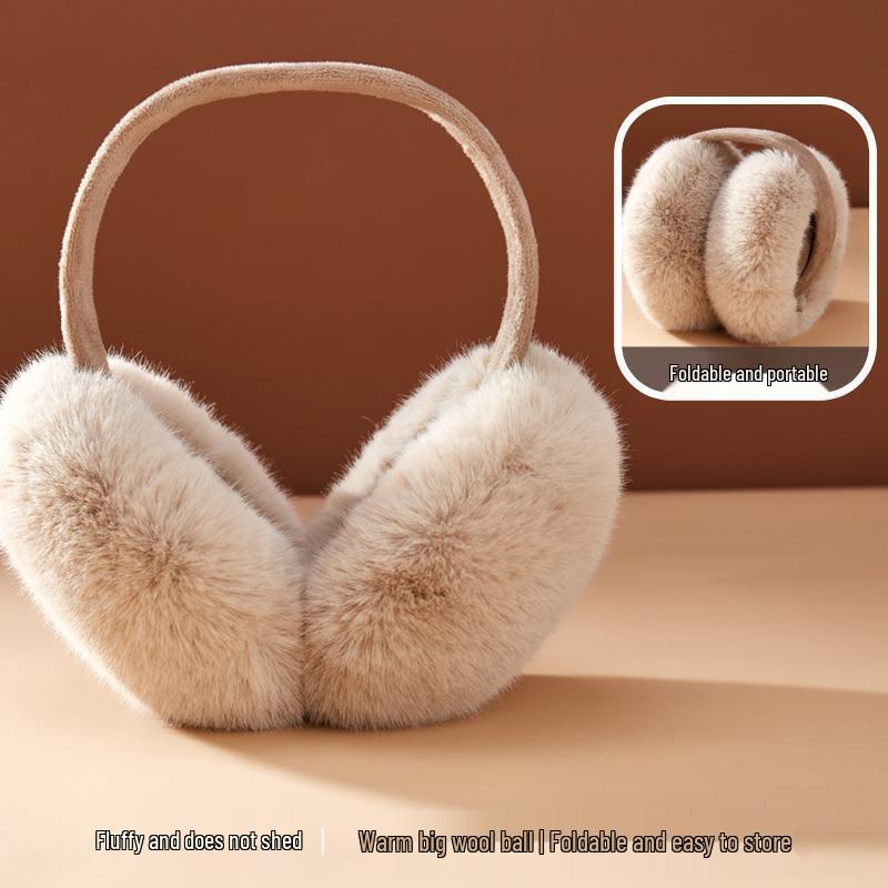 Cute Foldable Earmuffs for Girls - Winter and Autumn Ear Protection, Antifreeze Design for Students