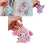 Sanrio Cinnamoroll Melody Kuromi Plush Doll Keychain Bag Pendant Gift