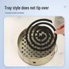 Portable Fireproof Mosquito Coil Holder with Sandalwood Box and Lid - Creative Tray and Ash Catcher for Safe Household Use