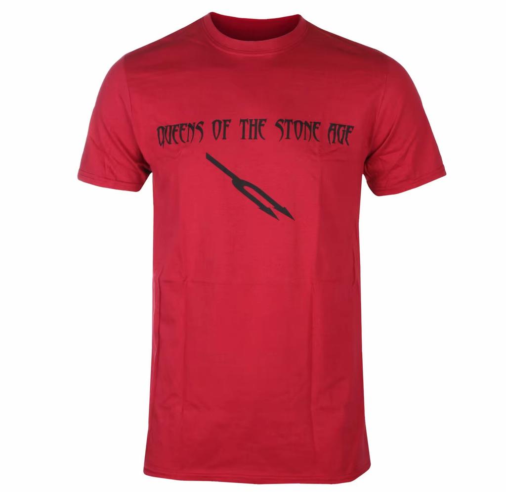 Unisex Short Sleeve Fashion Brand Tee Summer Queens of The Stone Age Graphic Cotton T-shirt Hip Hop Streetwear Oversized Tshirt Short Sleeve Casual