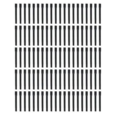 100pcs Tattoo Pigment Pigment Ink Mixer Stir Rod Disposable Tattoo Mixing Sticks, Black, 100 Pieces