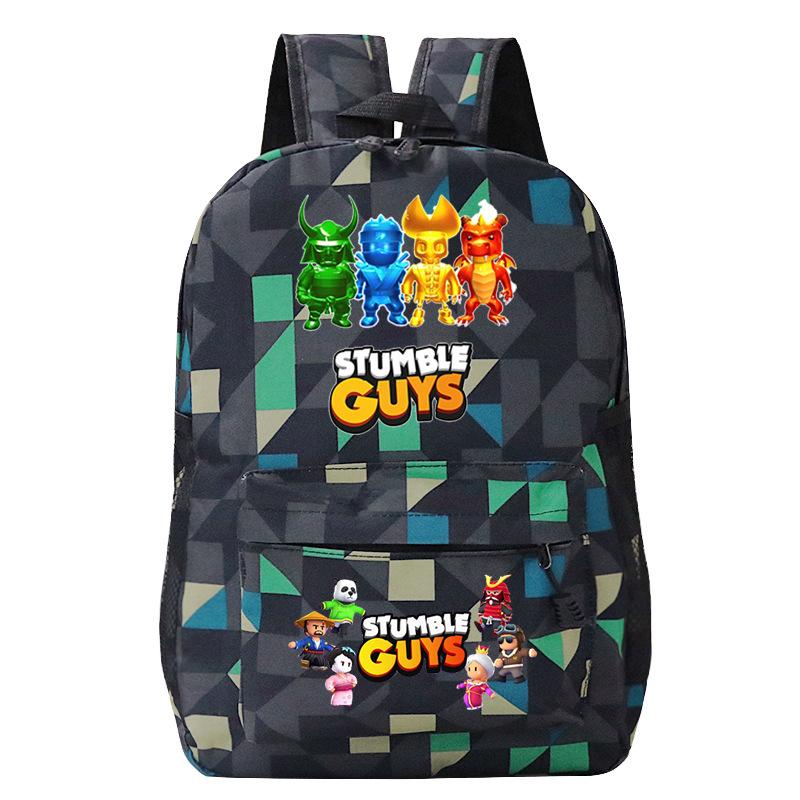 Collision Party Game Merchandise Printing Trend Student Leisure Children Double Shoulder Bag
