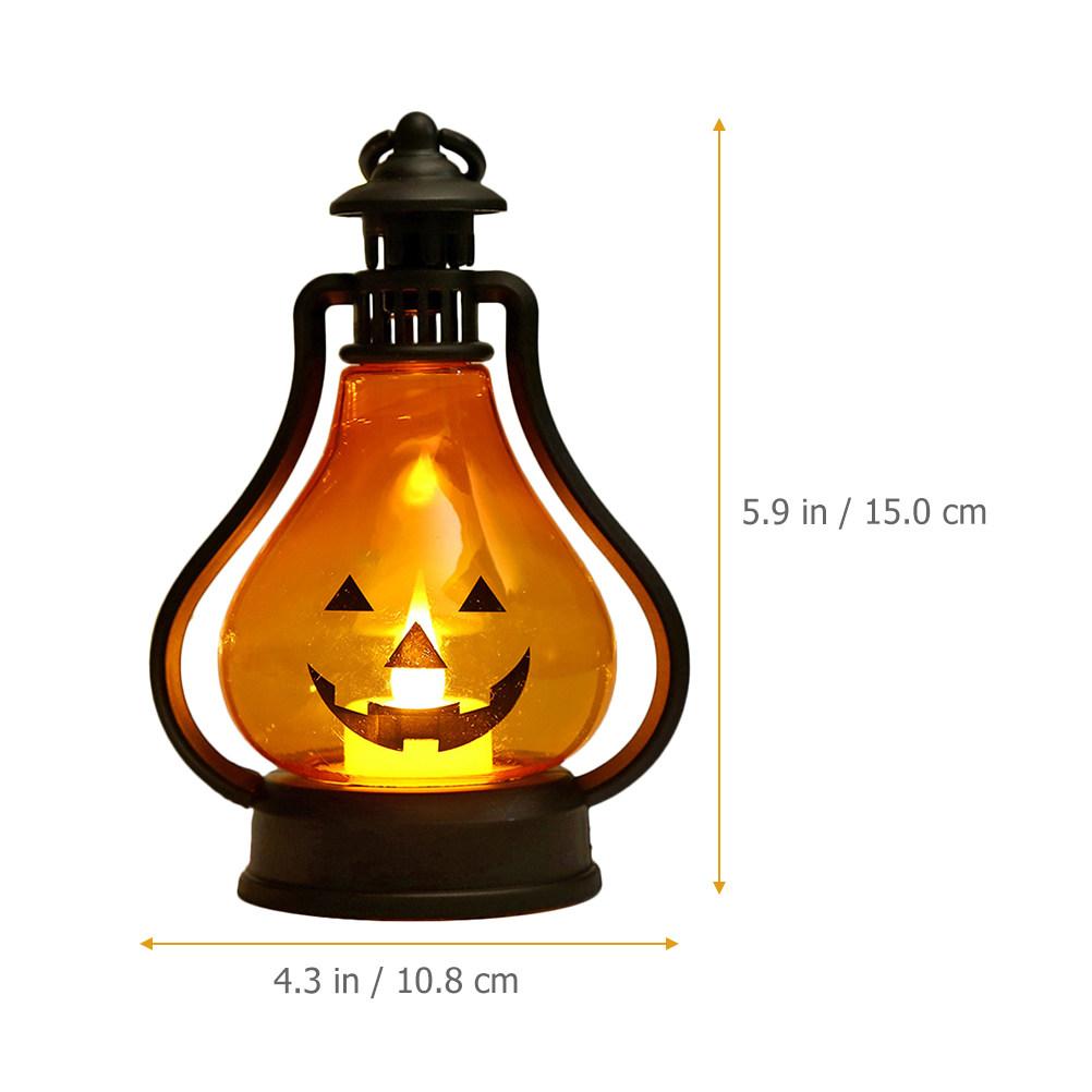

Halloween Pumpkin Lantern Battery Operated Flameless LED Hanging Decor for Windows Fireplaces Porches Gardens Trees Bookshelves other
