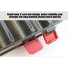 14 Compartments 18.5*27.5*5 Fishing Tackle Double Sided Plastic Fishing Lures Box Large Fishing Lure Hook Boxes Pesca Tackle Box