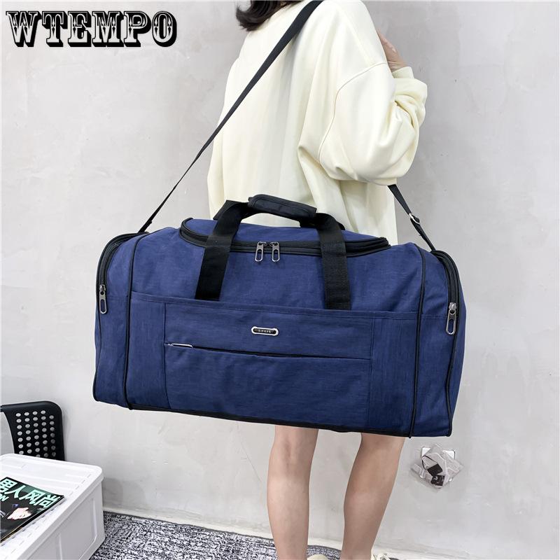 

Large Capacity Luggage Bag for Business Travel Travel Bag with Dry Wet Separation Sports and Fitness Bag Small сірий колір