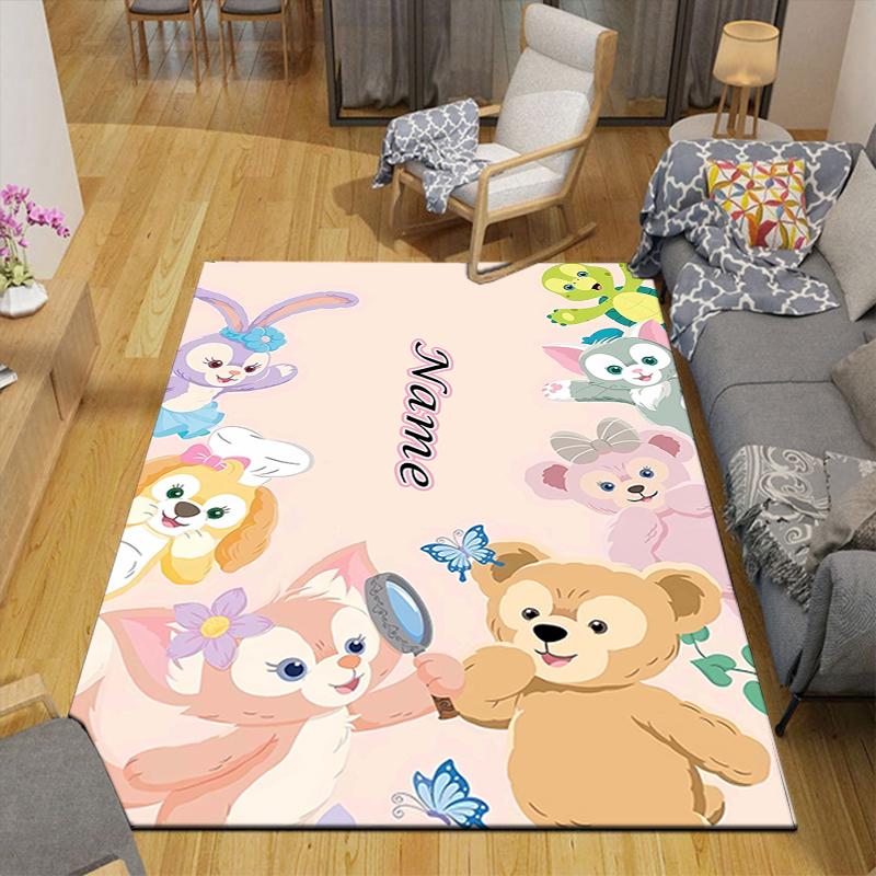 Custom 1Pc Snowflakes Fantasy Rug Office Carpet Indoor Outdoor Entrance Doormat Nonslip Soft And Comfortable Living Room D291552